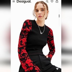 Desigual Floral Long Sleeved Shirt